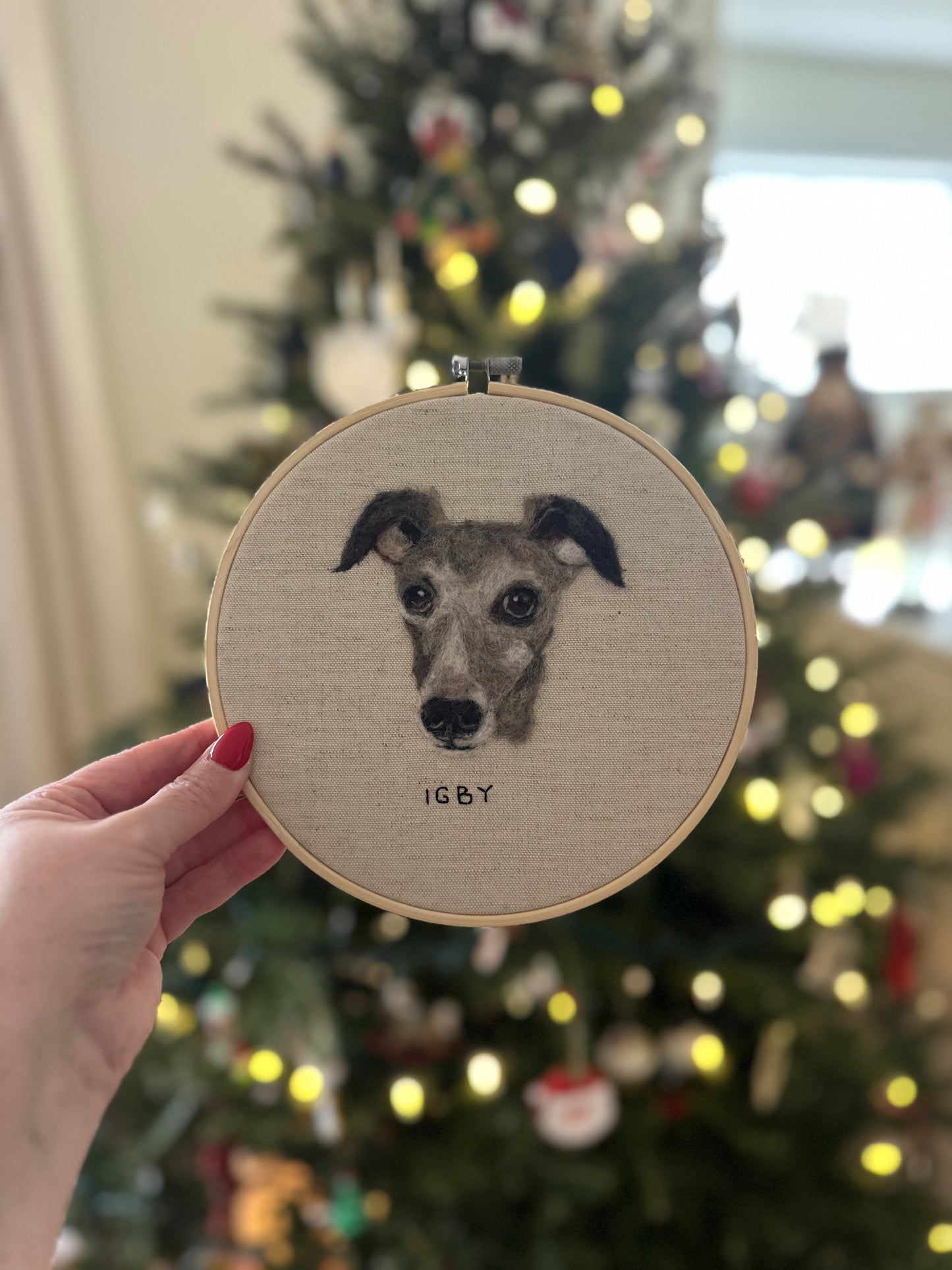 Felted Pet Portrait