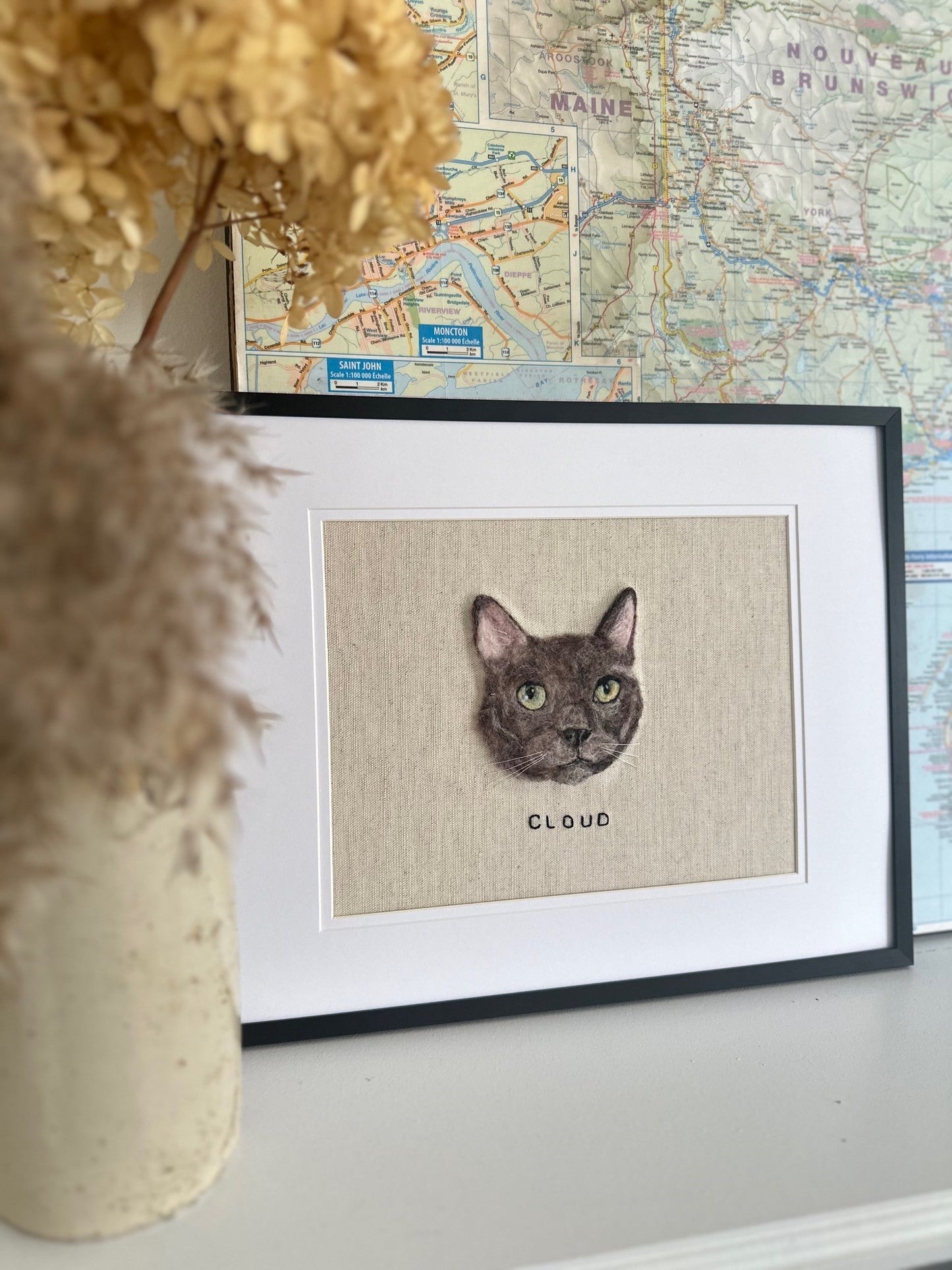 Felted Pet Portrait