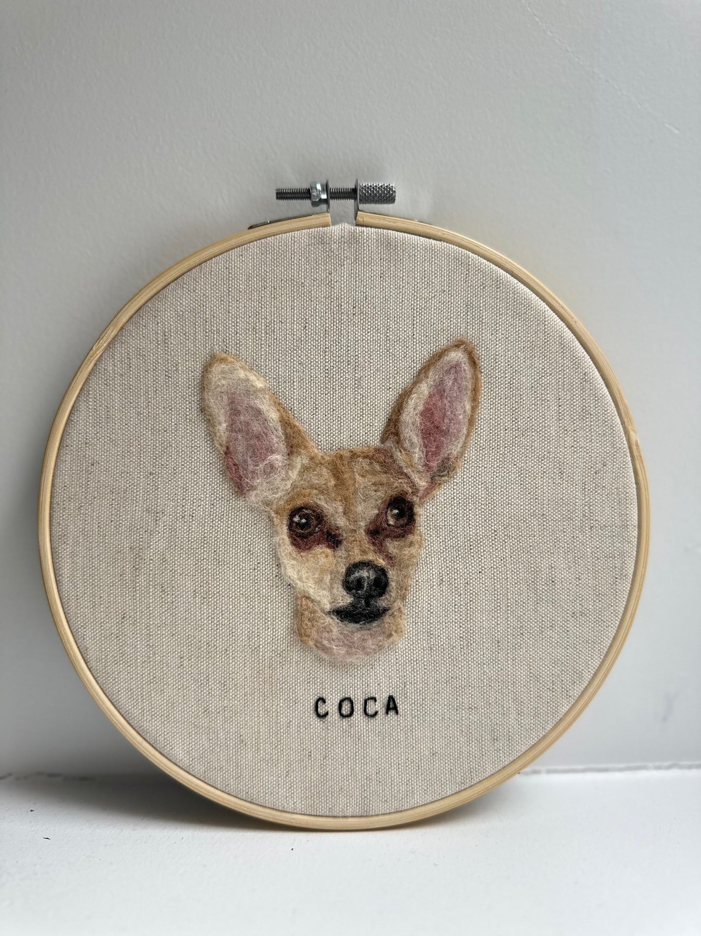 Felted Pet Portrait