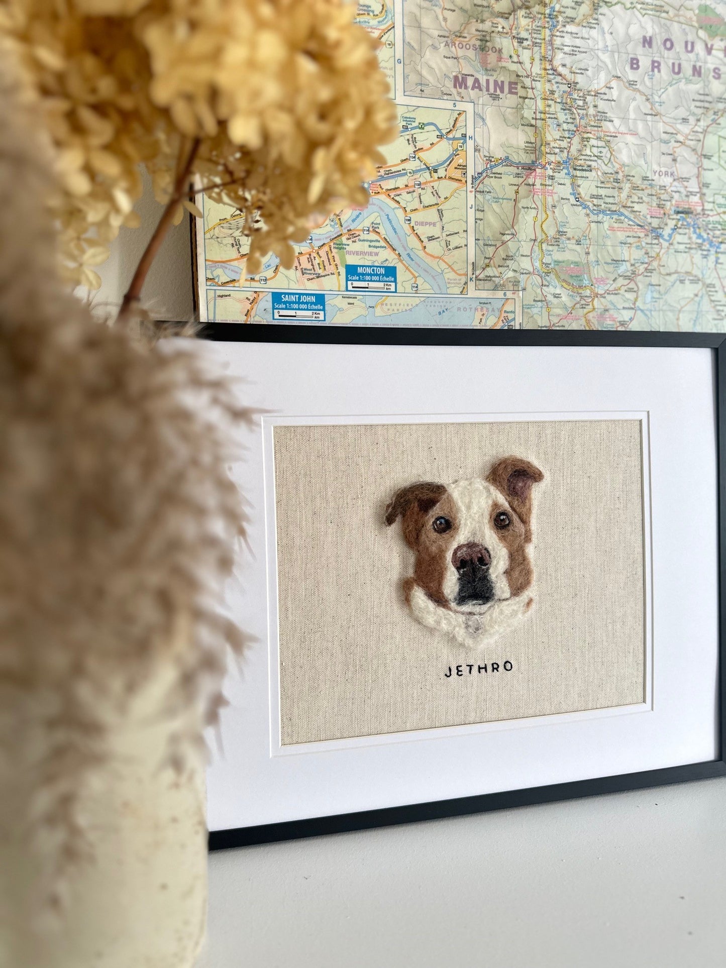 Felted Pet Portrait
