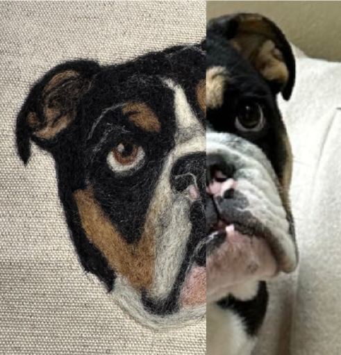 Felted Pet Portrait